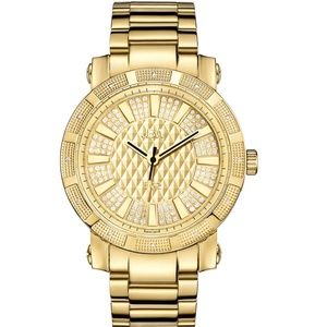 JBW Mens Gold Watch - 18k Gold Plated Steel - GREAT FOR FATHERS DAY